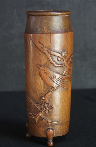 Antico vaso bambù giapponese